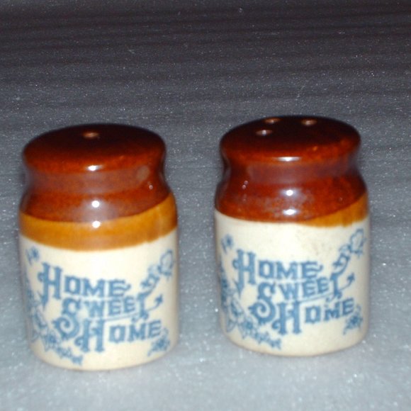 Dining Vintage Home Sweet Home Salt Pepper Shaker Set Poshmark